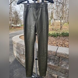 ZARA FAUX LEATHER PANTS SZ XS